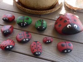 tips for decorating gardens with painted rocks
